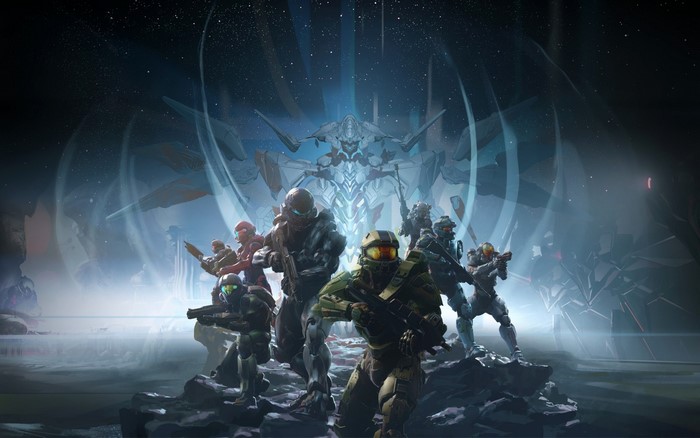 Halo 5 Guardians Master Chief and Spartans