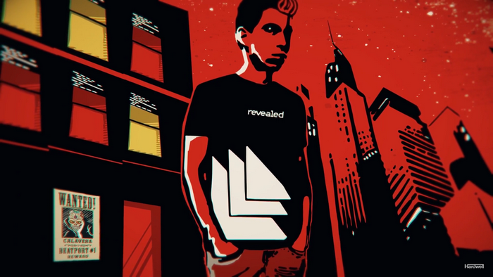 Hardwell Revealed graphic illustration with wanted poster