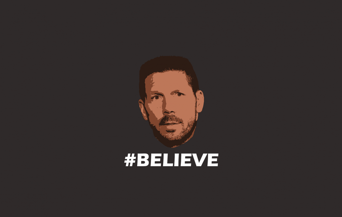 Diego Simeone #BELIEVE logo