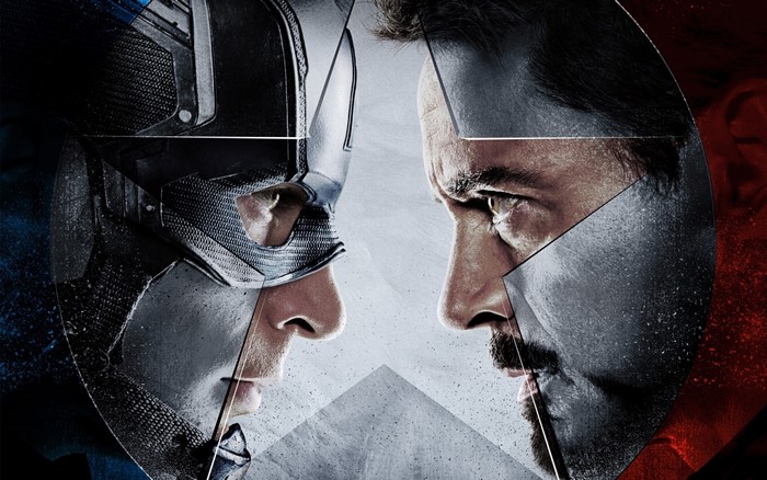 Captain America and Iron Man Face Off in Civil War
