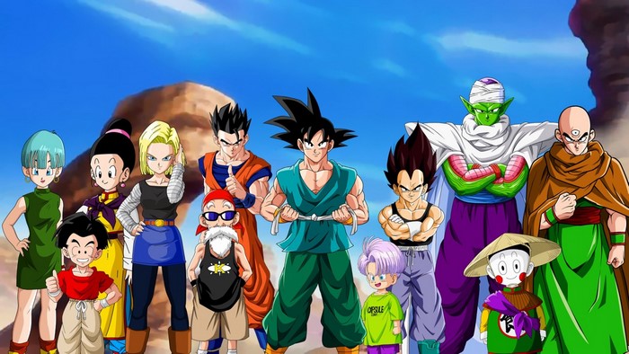 illustration, anime, cartoon, Dragon Ball, Dragon Ball Z, screenshot ...