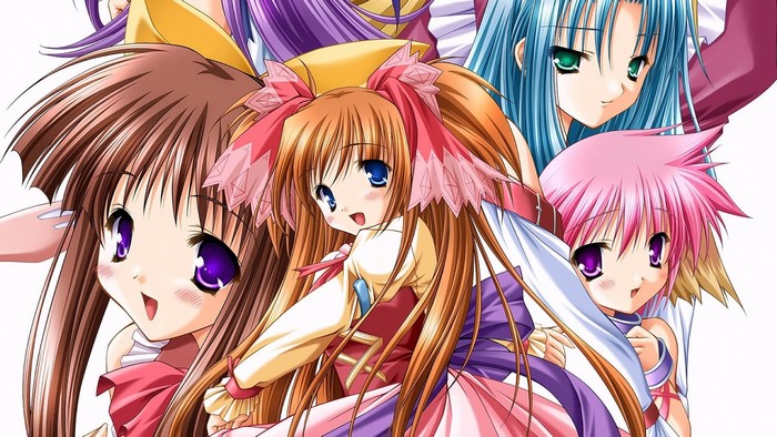 Anime girls from Platinum Wind