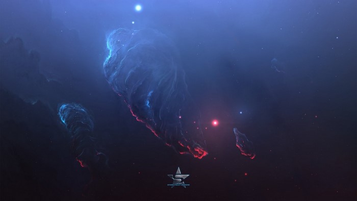 Cosmic jellyfish nebulae in deep space