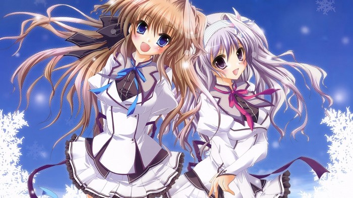 Sena Airi and Amaha Miu from Mashiroiro Symphony