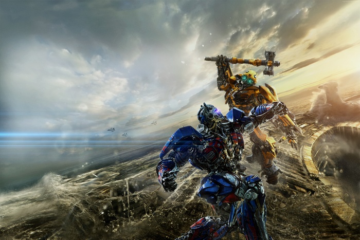 Optimus Prime and Bumblebee from Transformers 5