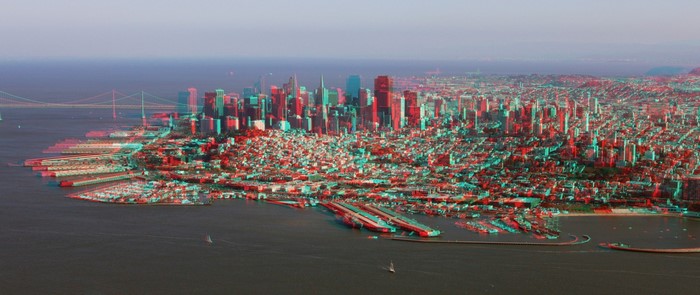 San Francisco cityscape with bay and bridge