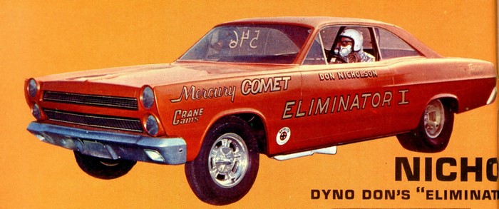 Don Nicholson's Mercury Comet Eliminator I drag car