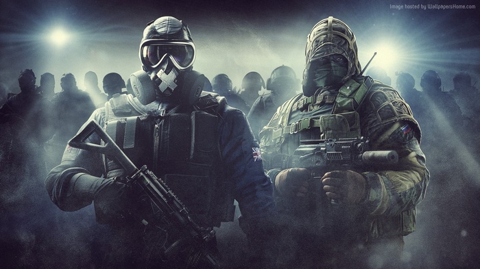 Mute and Kapkan from Tom Clancy's Rainbow Six Siege