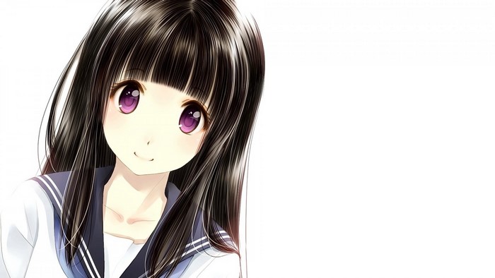 Chitanda Eru from Hyouka anime girl