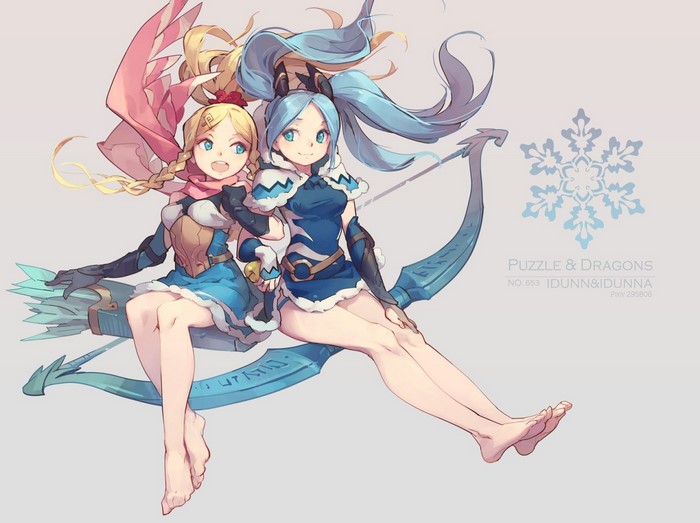 Idunn & Idunna from Puzzle & Dragons