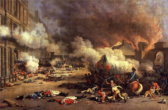 The Storming of the Bastille by Jean Duplessis Bertaux