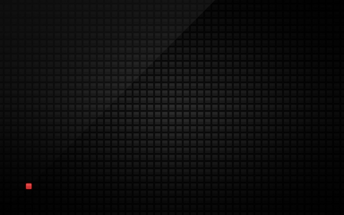 Abstract black texture with red square