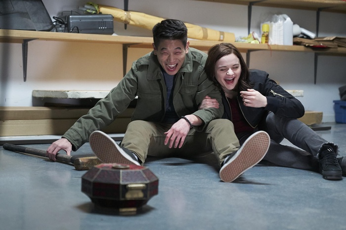 Ki Hong Lee and Joey King from Wish Upon