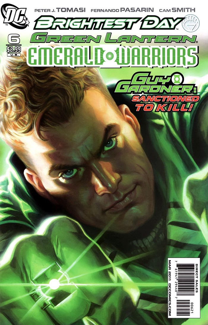 Green Lantern Emerald Warriors #6: Guy Gardner