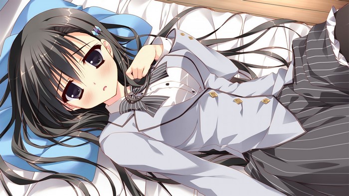 Akiyoshi Fuyuka from Kanojo no Seiiki lying on a bed