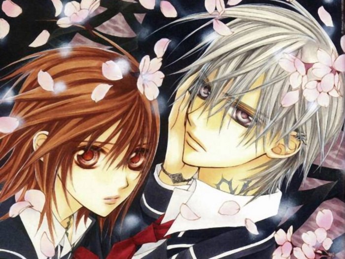 Zero Kiryu and Yuki Cross from Vampire Knight