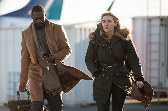 Idris Elba and Kate Winslet from The Mountain Between Us 4K