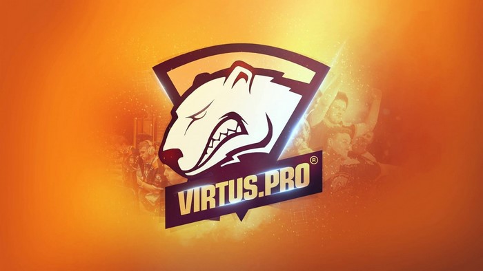 Virtus.Pro logo with esports players