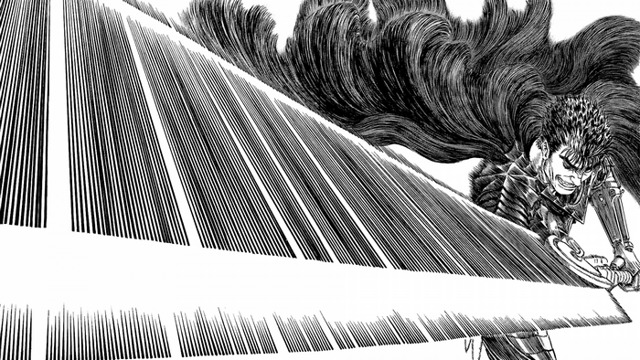 Guts from Berserk with Dragon Slayer sword
