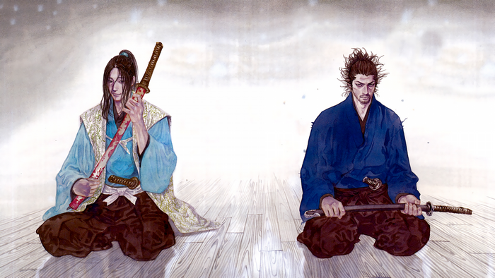 Sasaki Kojiro and Miyamoto Musashi from Vagabond