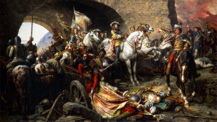 The Recapture of Buda Castle in 1686 by Gyula Benczúr
