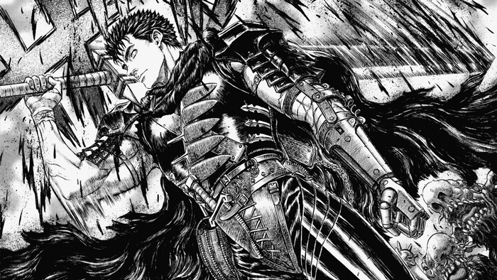 Guts from Berserk with Dragonslayer sword
