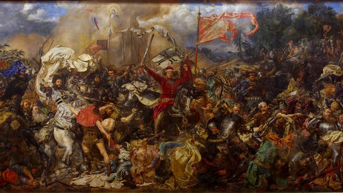 Battle of Grunwald painting by Jan Matejko
