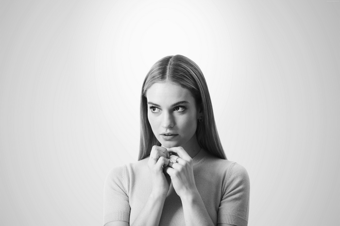 Lily James portrait