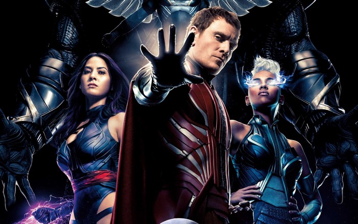 Magneto, Psylocke, and Storm from X-Men: Apocalypse