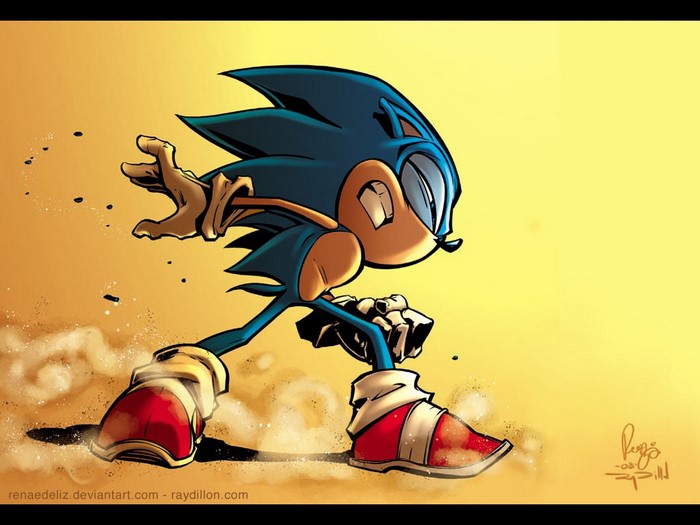 Sonic the Hedgehog running