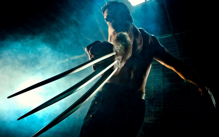 Wolverine with adamantium claws