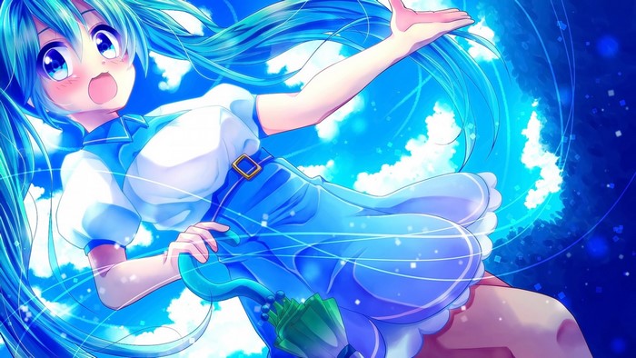 Hatsune Miku from Vocaloid illustration