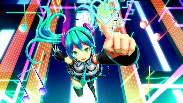Hatsune Miku from Vocaloid in a digital music world