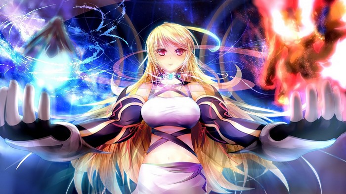 Milla Maxwell from Tales of Xillia casting spells