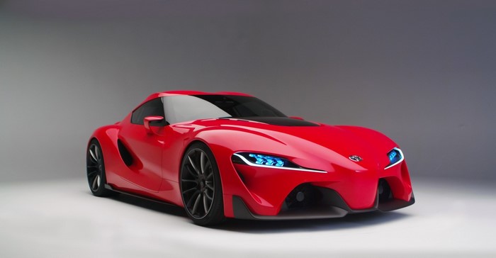Red Toyota FT-1 Concept Sports Car
