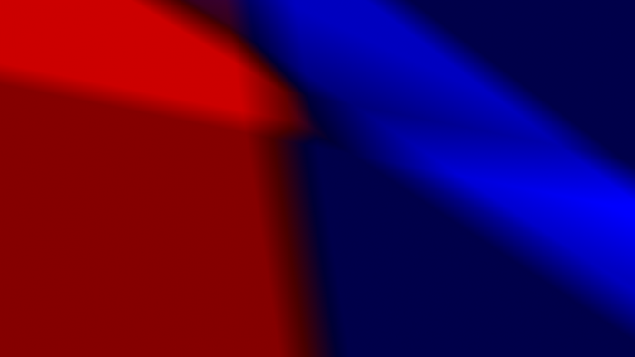 Red and blue abstract light shapes