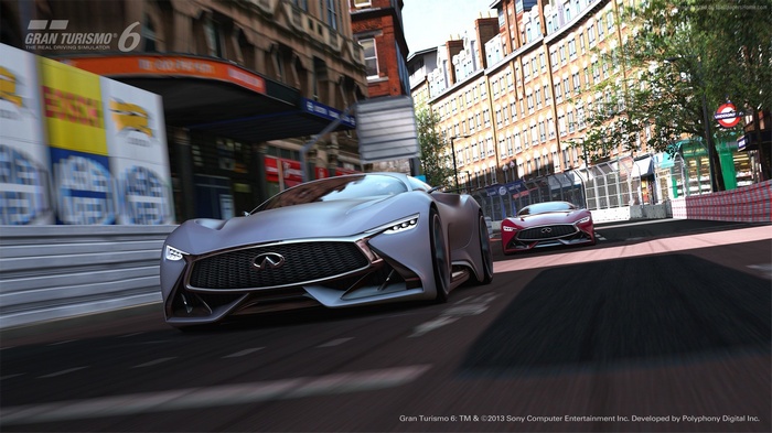 Infiniti Concept Cars on Gran Turismo 6 Track