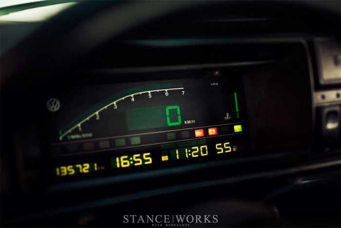 Volkswagen dashboard with digital display