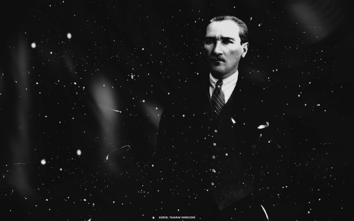 Monochrome, Mustafa Kemal Atat Rk, Universe, Astronomy, Midnight ...