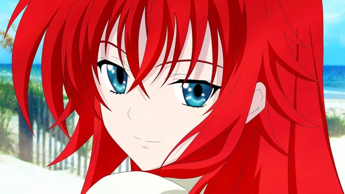 Rias Gremory from Highschool DxD at the beach