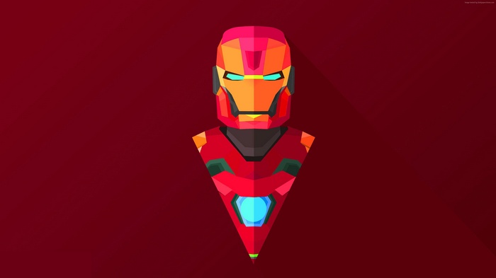 Iron Man abstract 4K