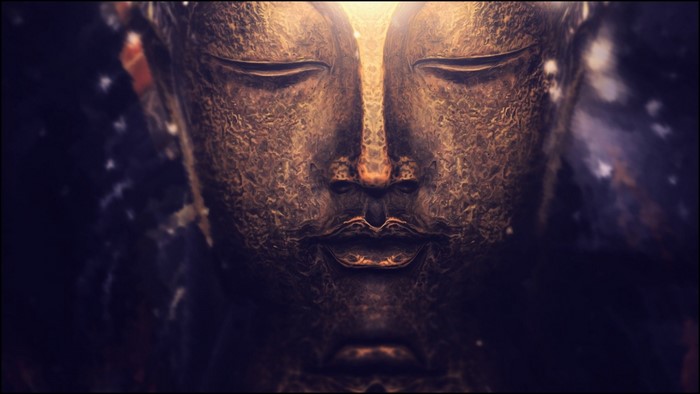 Golden Buddha Statue with Meditation Glow