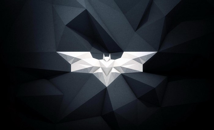 Origami Batman Logo