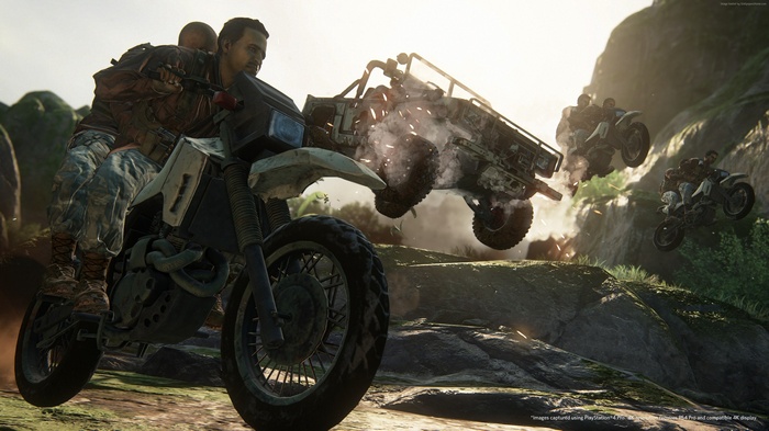4K PS4 Pro Uncharted: The Lost Legacy screenshot