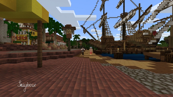 Minecraft 4K Edition screenshot on Xbox One X