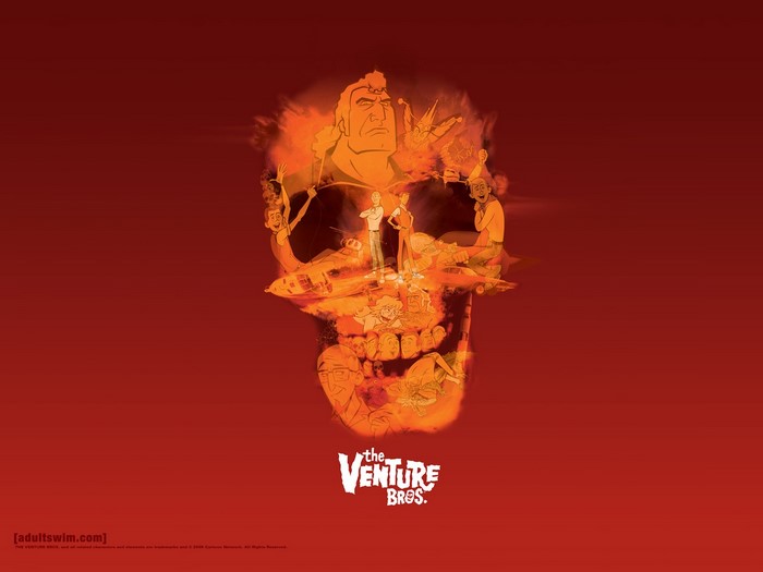 The Venture Bros. Skull Illustration