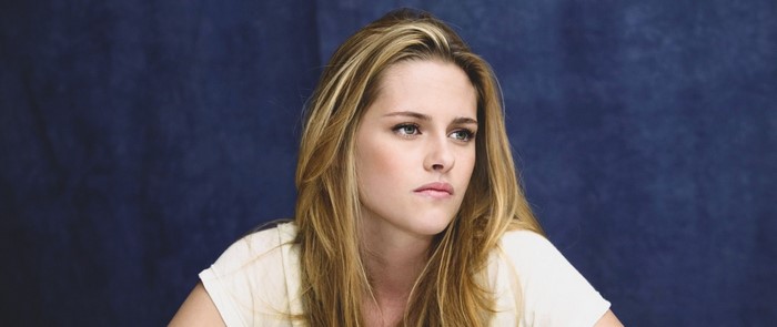 Kristen Stewart portrait with blonde hair