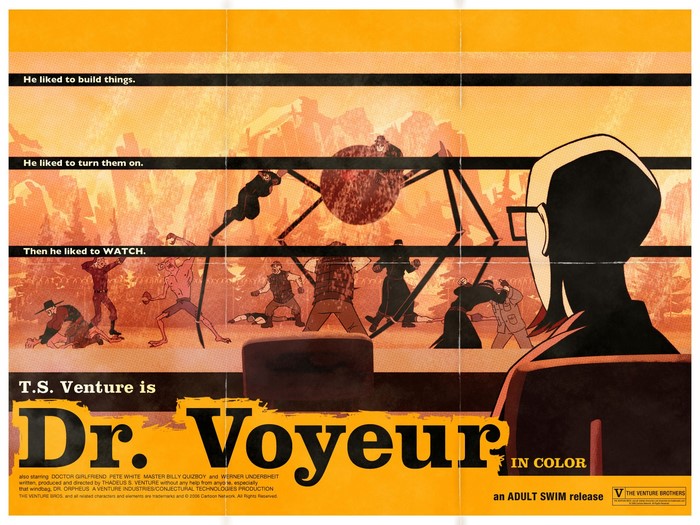 Dr. Voyeur The Venture Bros. Poster