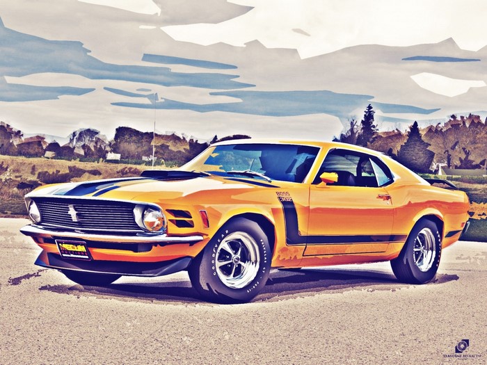 1970 Ford Mustang Boss 302 Muscle Car
