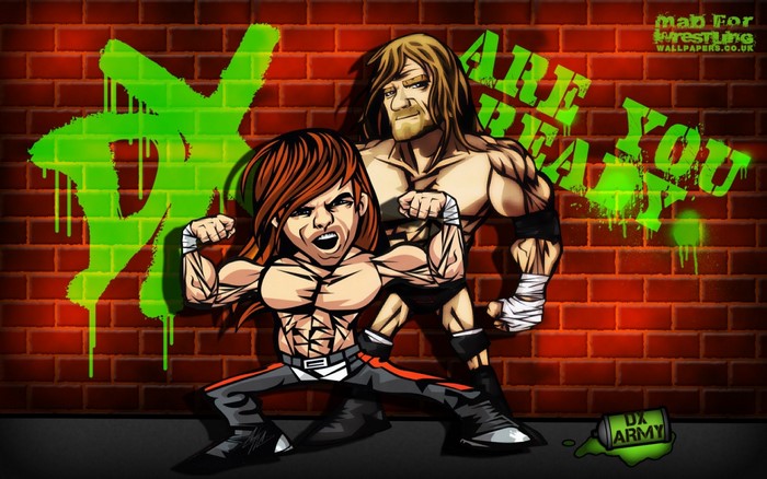 Triple H and Shawn Michaels from WWE DX